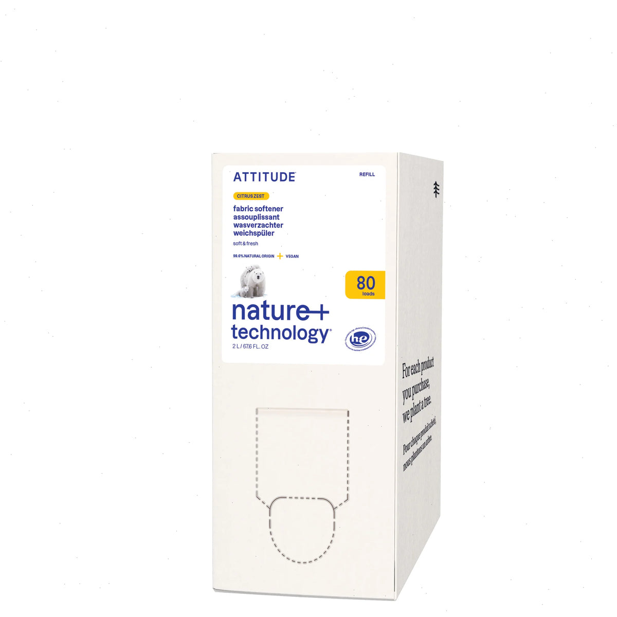 Fabric Softener Citrus Zest-Refill 67.6 FL. OZ. - 80 loads