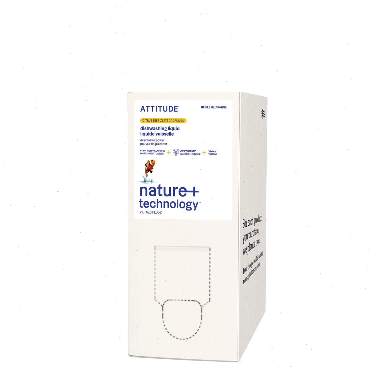 Dish Soap Citrus Zest-Eco-Refill 67.6 FL. OZ.