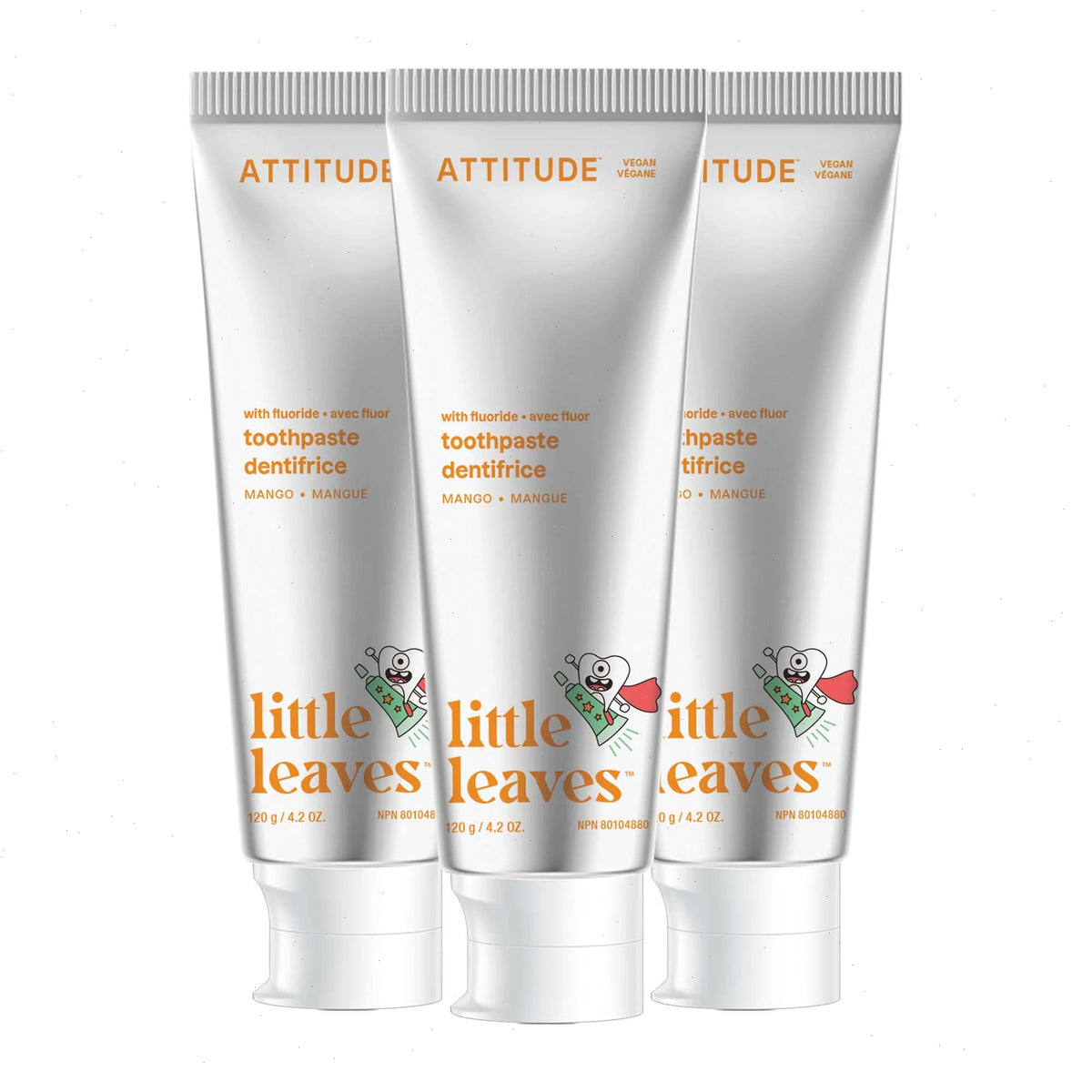 Kids Fluoride Toothpaste Mango-3 units